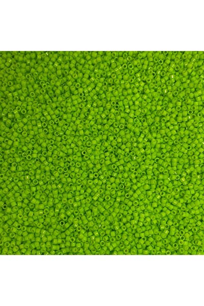 Bi hızlı Miyuki Beads 11/0, Miyuki Delica Beads, 2 Grams, DB2121 Light Green