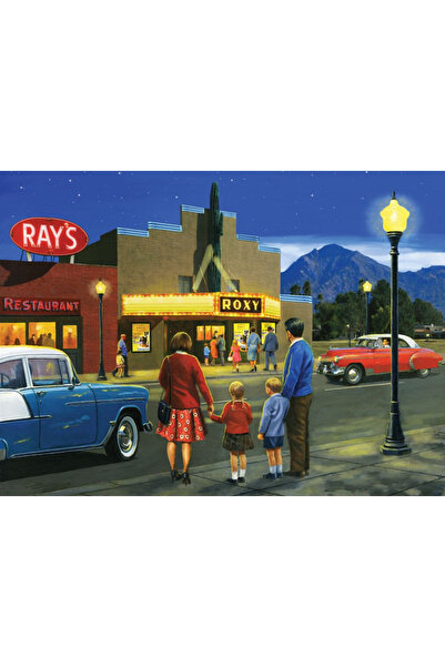 Royal Painting by numbers A night at the cinema 32x40 cm