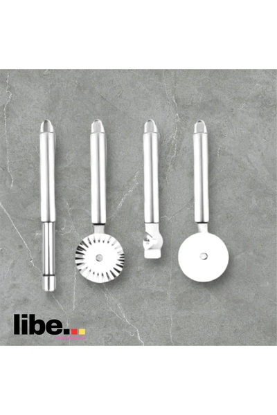 LİBE - مقشرة التفاح - مقشرة الليمون - أدوات تقطيع العجين والبيتزا - طقم مطبخ ...