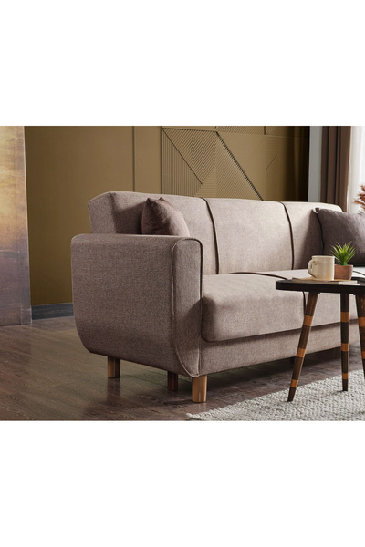 Kagu Artin 3'lü Kanepe Salon, Oturma Odası Yataklı Bazalı Herkül Yay