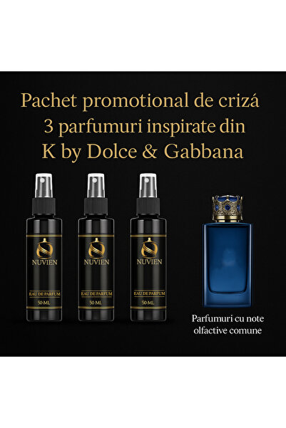 Nuvien Σετ 3 αρωμάτων 50ml – Εμπνευσμένο από το K By D&G