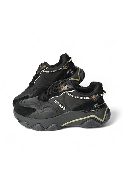 Guess MICOLA-Haki çizgili Kadın Sneaker-FL7MICFAL12-2