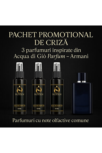 Nuvien Σετ 3 αρωμάτων 50ml – Εμπνευσμένο από το Acqua di Gio Parfum A.