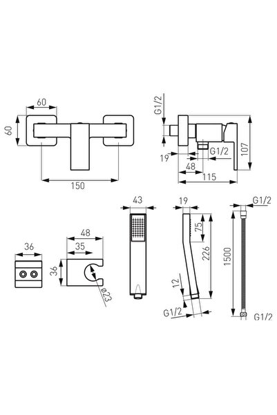 Zicco Baterie dus perete