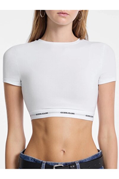 Guess Women's White Modal Blend Bralet W5Yz02Kbbu1-G011