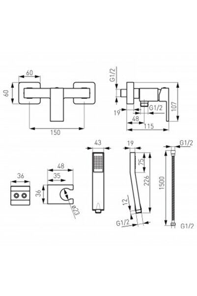 Zicco Baterie dus perete