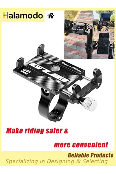 HALAMODO Motorcycle Phone Mount, Car Phone Holder, Bike Phone Holder for Bicy...