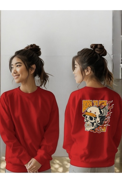 ArtYus Unisex cu mânecă lungă Bron To Read Transfer cu imprimeu guler rotund ...