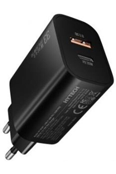 Hytech HY-XE49 Tip-C+USB-A 30W PD/ 18W Hızlı Ev Şarj Adaptörü