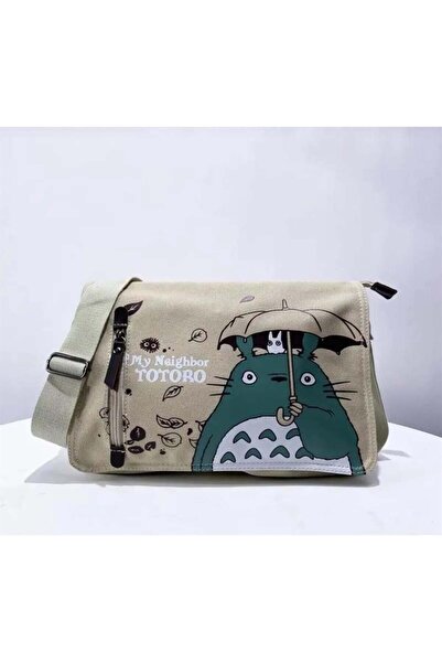 Karakedi Beige My Neighbor Totoro 3 Compartment Messenger Bag