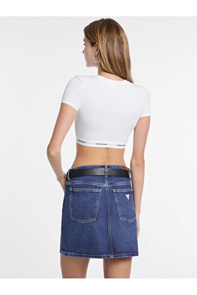 Guess Women's White Modal Blend Bralet W5Yz02Kbbu1-G011