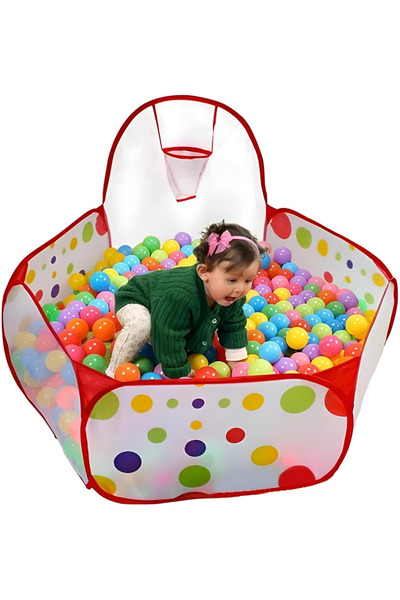 Primo Plus خيمة لعب للأطفال قابلة للطي بنمط نقاط البولكا، للاستخدام الخارجي والداخلي، عالية الجودة، 70 * 60 * 120 سم