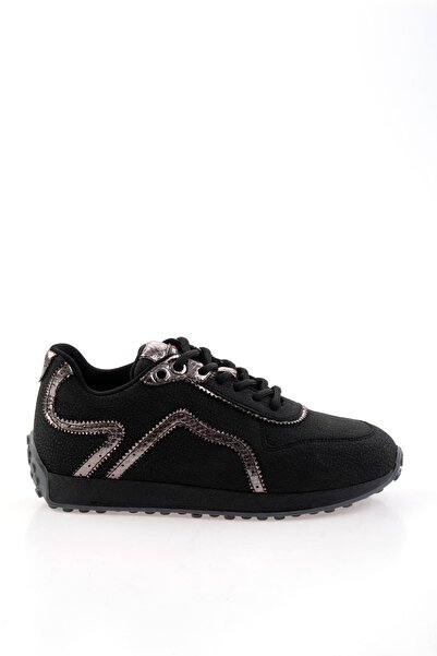 Bambi Siyah Kadın Sneaker K01188332709