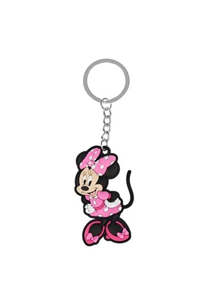 SHOPIENS Breloc Copii Figurina Minnie Cu Inel Metalic 5cm 3+ Ani