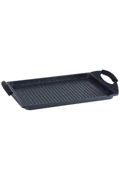 abnturk 37×27 cm Granit Döküm Tepsi Çıkarılabilir Çift Silikon Kulp Fırın Ve ...