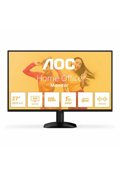 Aoc Q27B35S3 27" 120Hz 1Ms HDMI+DP WQHD Adaptive-Sync IPS Vesa Monitör