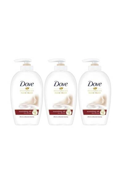 Dove Σετ 3 x Υγρό Σαπούνι Θρεπτικό Μετάξι 250ml, Αποτελεσματικός Καθαρισμός, ...