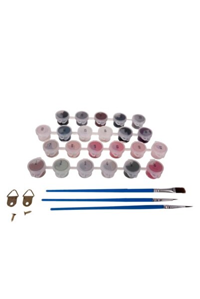 POLO SHOP Painting by numbers set, canvas painting 40 x 50 cm, Eiffel Tower model