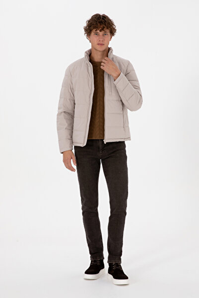 U.S. Polo Assn. Men's Stone Coat 50313337-Vr049