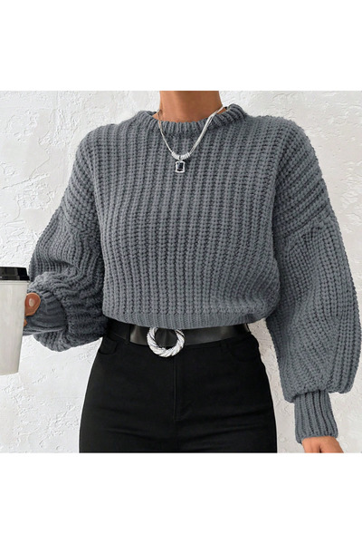 SÇLK TEKSTİL Pulover pentru femei BALON KOL