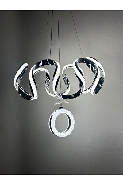 Lamira aydınlatma YENİ AHTAPOT KRİSTAL HALKA LED AVİZE MODELİMİZ