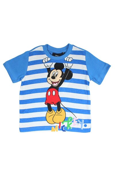 Mickey Mouse Children's pajamas with short sleeves, 100% cotton, multicolor, Force, Mickey Mouse, Disney