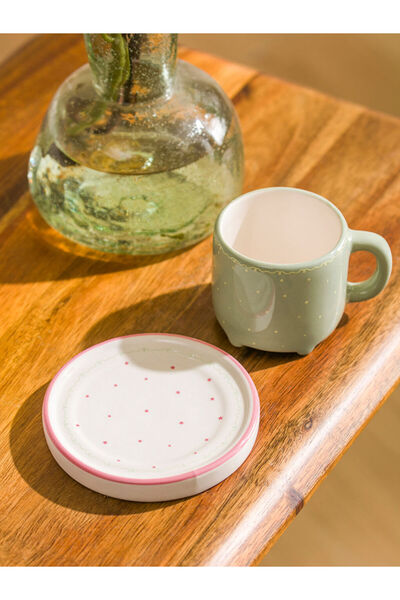 LC Waikiki Leave Your Style with Us |   Cat Printed Porcelain Coffee Cup Set for 2 People 90 ml