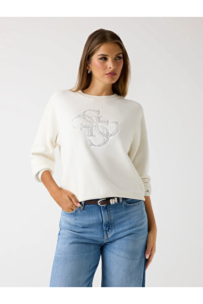 Guess Sylvie Kadın Beyaz Triko W5BR42Z26I2-G012