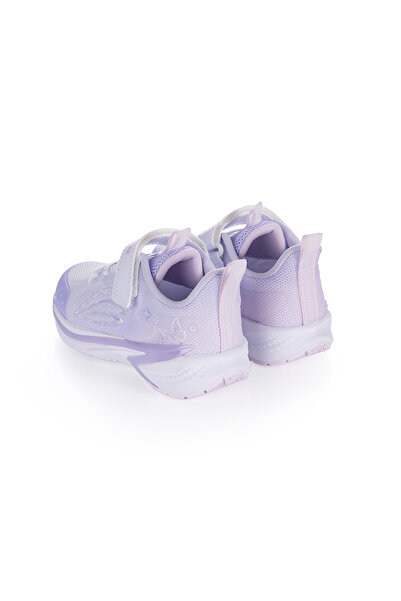 Qiaodan Kids Kız Çocuk Fileli Cırtlı Spor Ayakkabı T6531295H