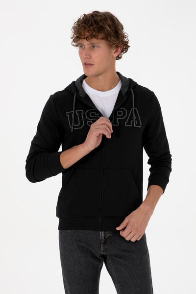 U.S. Polo Assn. Erkek Siyah Örme Hırka 50313719-VR046