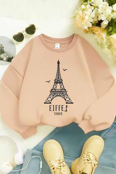 DM DOLCE MORE سترة رياضية للأطفال من الجنسين مصنوعة من القطن الممشط بـ 3 خيوط...