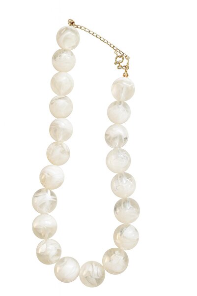 New Obsessions Büyük Boncuklu Kadın Kolye - 20mm Boncuklu