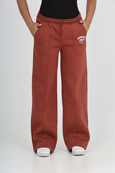 Toontoy Girl's Wide Leg Printed Sweatpants