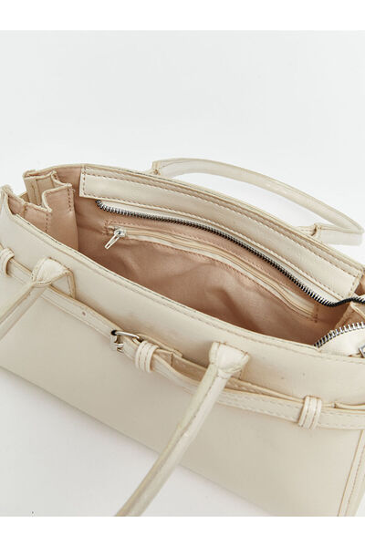 LC Waikiki Create Your Style from Uzg Store |   Leather-Look Women's Baguette Bag