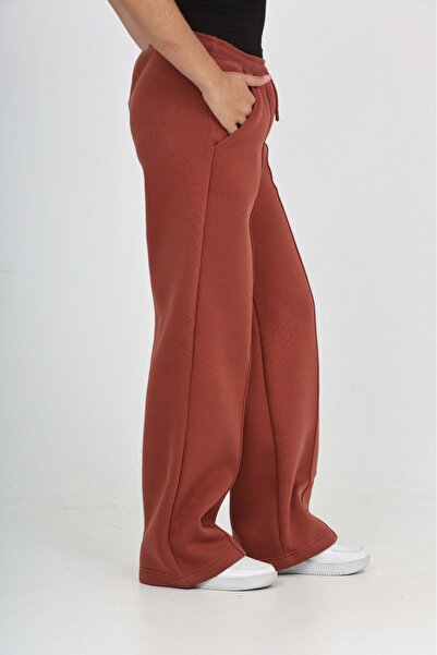 Toontoy Girl's Wide Leg Printed Sweatpants