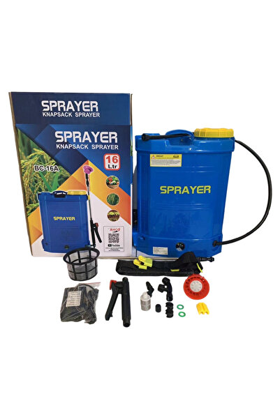 Baco Sprayer BC-16A Akülü Şarjlı İlaçlama Pompası 16 Lt. Basınç Ayarlı