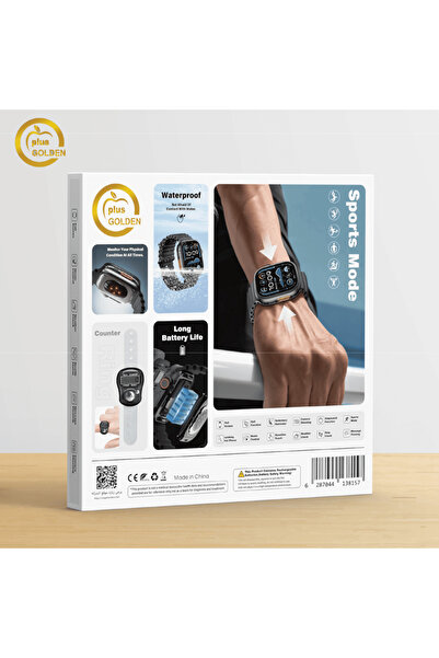 Golden Plus plus GOLDEN Smartwatch with 5 Straps