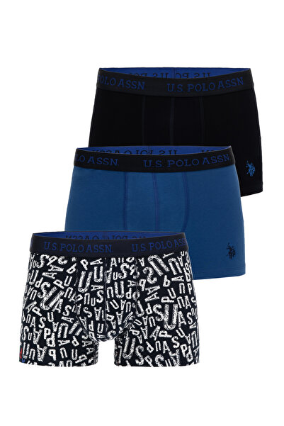 U.S. Polo Assn. Erkek 3'lü Boxer Takımı 50318646-VR045