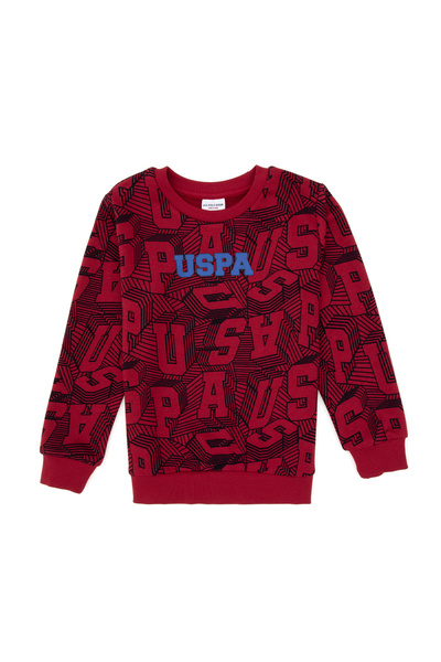 U.S. Polo Assn. Erkek Çocuk Bordo Pijama Takımı 50319067-VR014