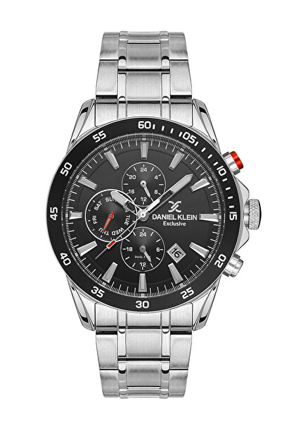 Daniel Klein Functional Steel Cord Steel Case Showing Off Men's Watch