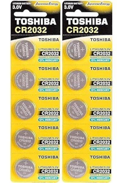 Generic TOSHIBA. CR2032 PW BP-5-3.0V Lithium Coin Cell Battery - Pack of 2 - ...