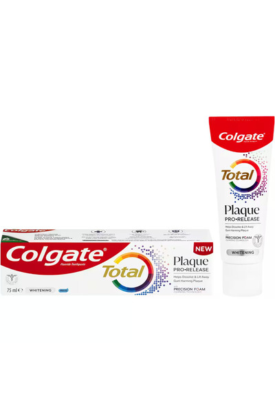 Colgate TOOTHPASTE TOTAL PLAQUE PRO RELIEF WHITENING 75ML (48 PCS)