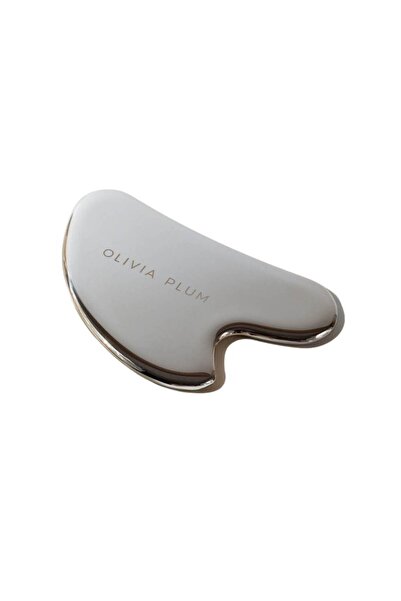 Olivia Plum Cryo GuaSha – Oțel inoxidabil + Carcasă