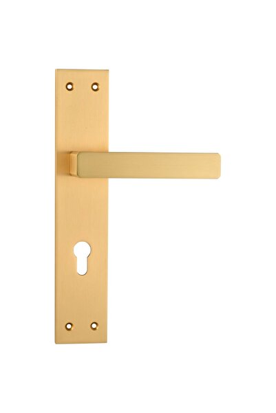 Milano مقبض لوحة تاناي - مقبض ذراع أنيق من الزنك للأبواب الداخلية الخشبية