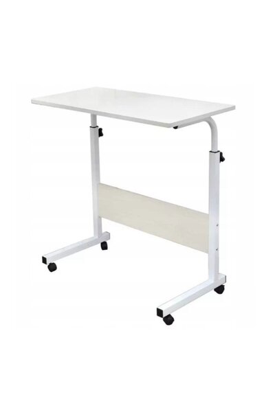 ECARLA Mobile table, adjustable, on wheels, for laptop, metal frame, 80x40 cm, eCarla, STL03WZ2