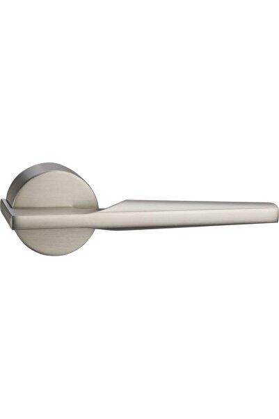 Milano Travor Rosette Handle – Matte Nickel Zinc Door Handle for Home & Offic...