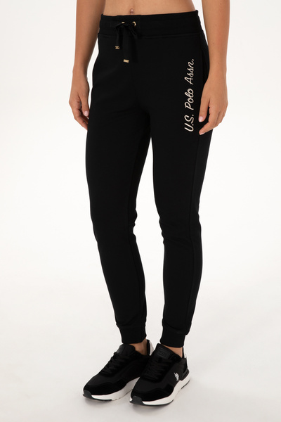U.S. Polo Assn. Kadın Siyah Jogger Eşofman Altı 50314364-VR046
