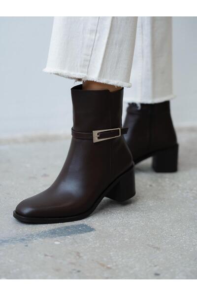 ECENİN BUTİĞİ Sutalo Kahve Hakiki Deri Bot