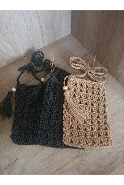 Home حقيبة هاتف من القش