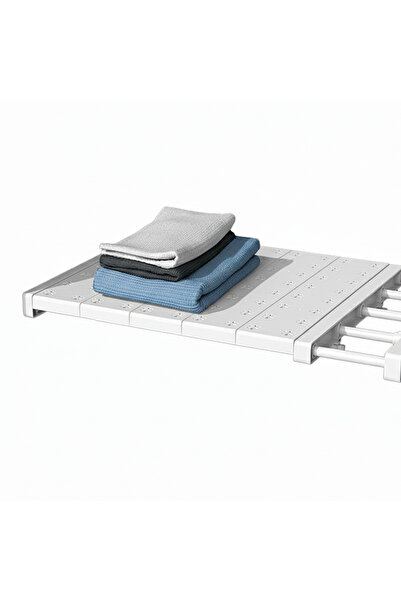 Microcase Uzunluk Ayarlamalı Dolap içi Raf 35X30-45 cm 1 Adet AL5350